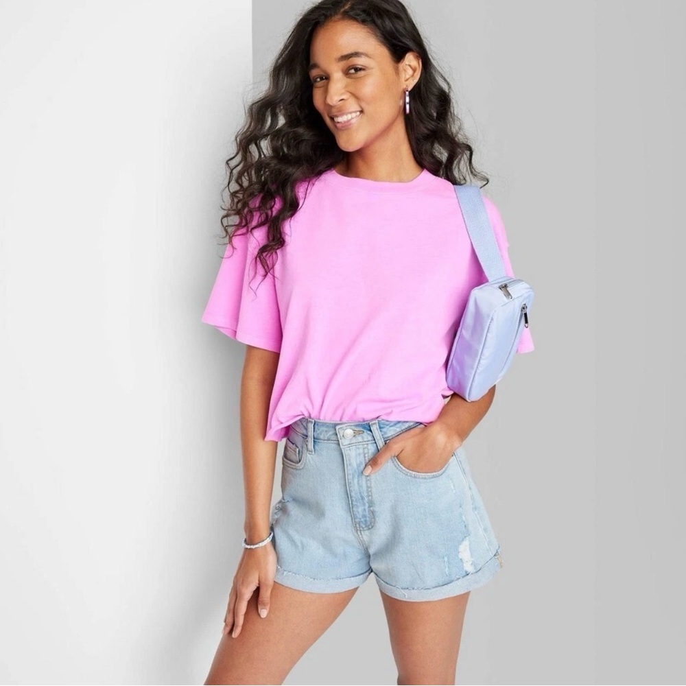 Light Wash denim shorts